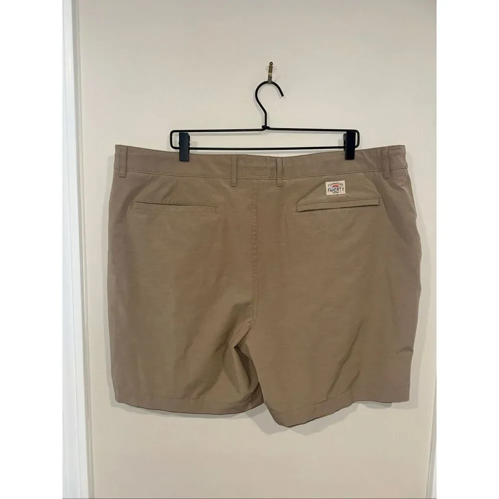 Faherty Men's All Day Shorts Khaki Size 42